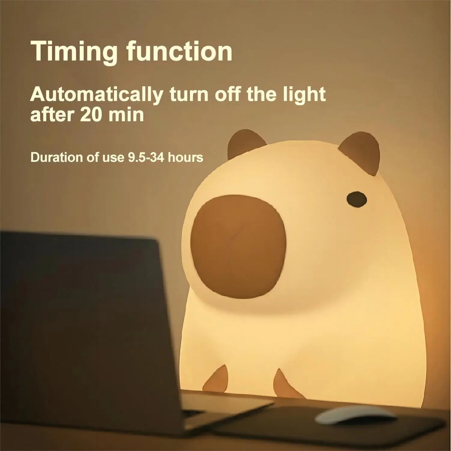 KEYLO™ Cute Capybara Night Light